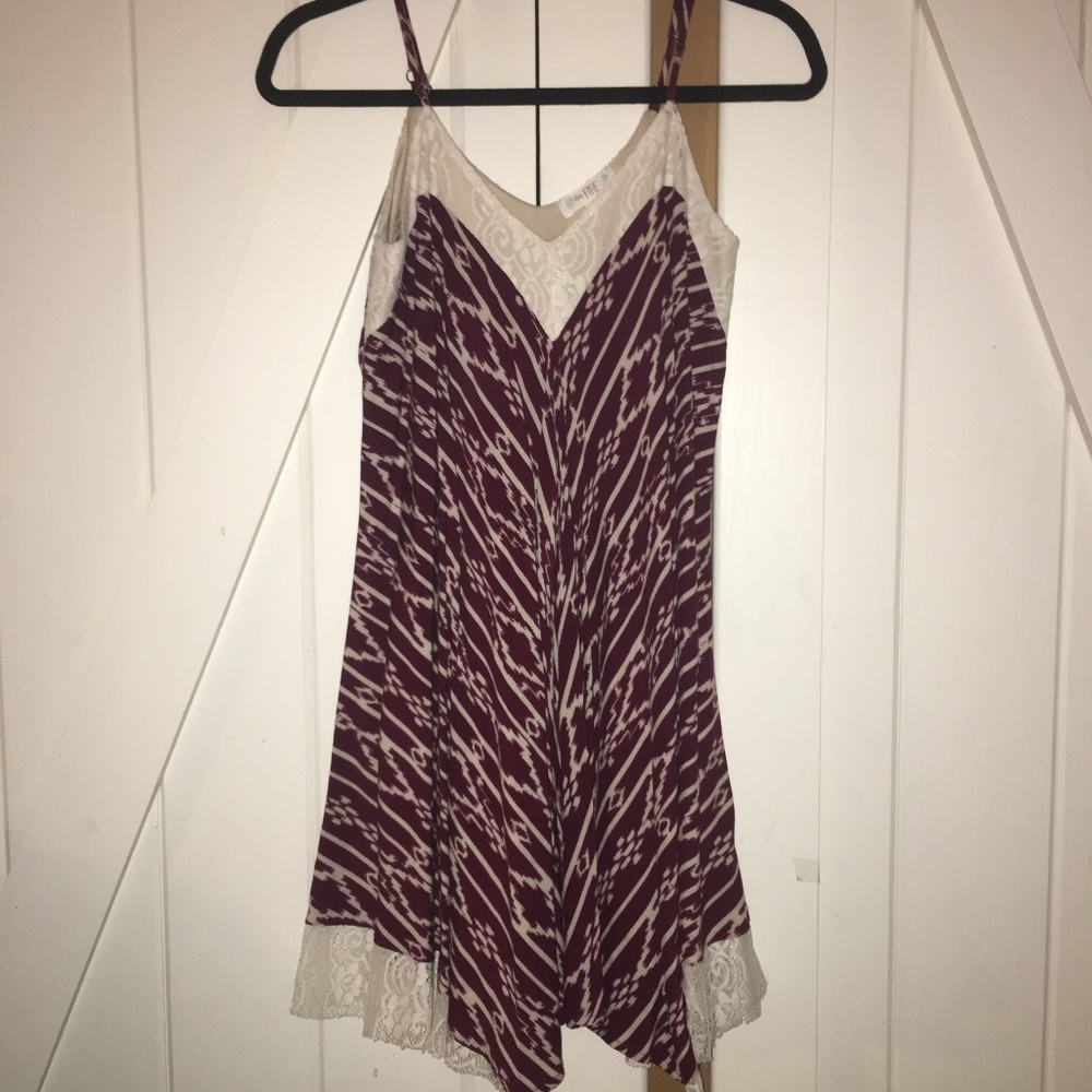 Burgundy Dress